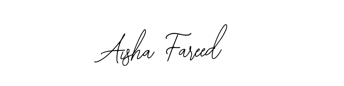 This is the best signature style for the Aisha Fareed name. Also you like these signature font (Bearetta-2O07w). Mix name signature. Aisha Fareed signature style 12 images and pictures png