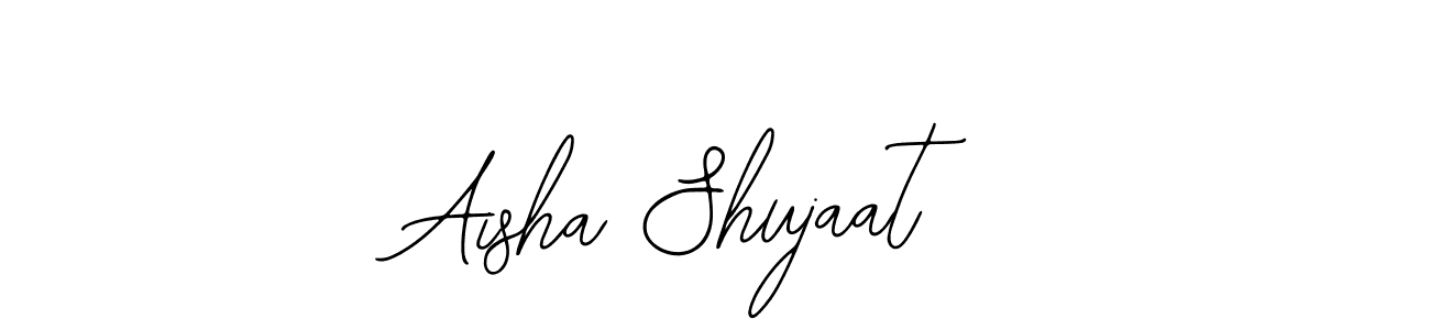 Similarly Bearetta-2O07w is the best handwritten signature design. Signature creator online .You can use it as an online autograph creator for name Aisha Shujaat. Aisha Shujaat signature style 12 images and pictures png