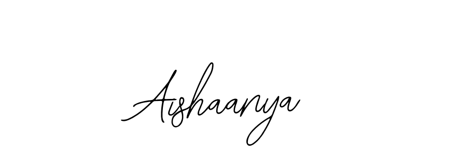 Design your own signature with our free online signature maker. With this signature software, you can create a handwritten (Bearetta-2O07w) signature for name Aishaanya. Aishaanya signature style 12 images and pictures png
