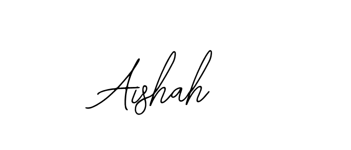 Design your own signature with our free online signature maker. With this signature software, you can create a handwritten (Bearetta-2O07w) signature for name Aishah . Aishah  signature style 12 images and pictures png