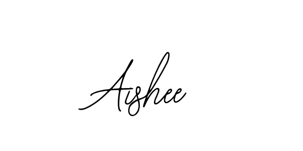 Design your own signature with our free online signature maker. With this signature software, you can create a handwritten (Bearetta-2O07w) signature for name Aishee. Aishee signature style 12 images and pictures png