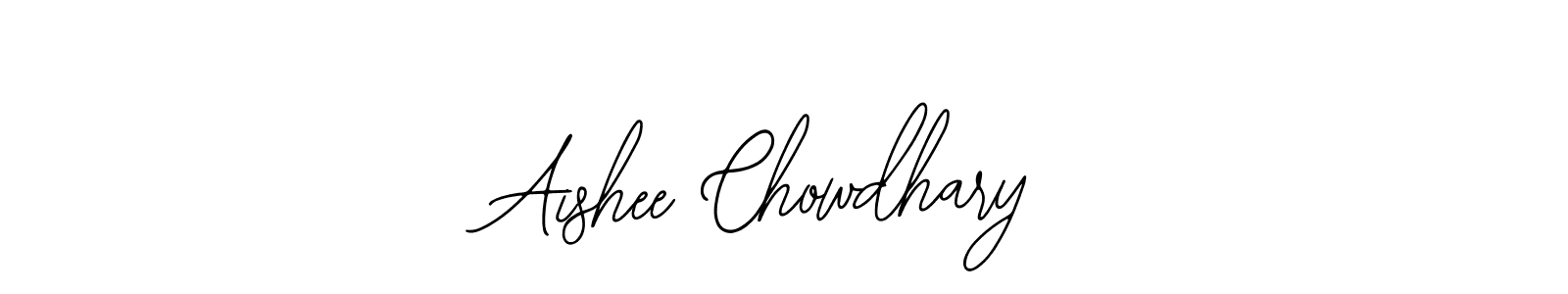 The best way (Bearetta-2O07w) to make a short signature is to pick only two or three words in your name. The name Aishee Chowdhary include a total of six letters. For converting this name. Aishee Chowdhary signature style 12 images and pictures png