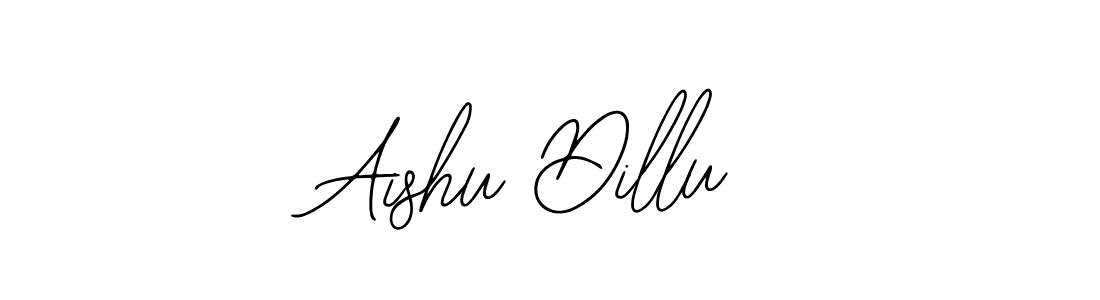 How to make Aishu Dillu signature? Bearetta-2O07w is a professional autograph style. Create handwritten signature for Aishu Dillu name. Aishu Dillu signature style 12 images and pictures png