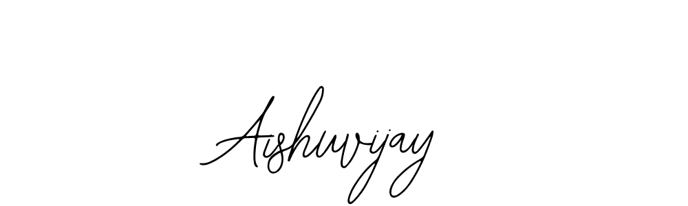 How to make Aishuvijay signature? Bearetta-2O07w is a professional autograph style. Create handwritten signature for Aishuvijay name. Aishuvijay signature style 12 images and pictures png