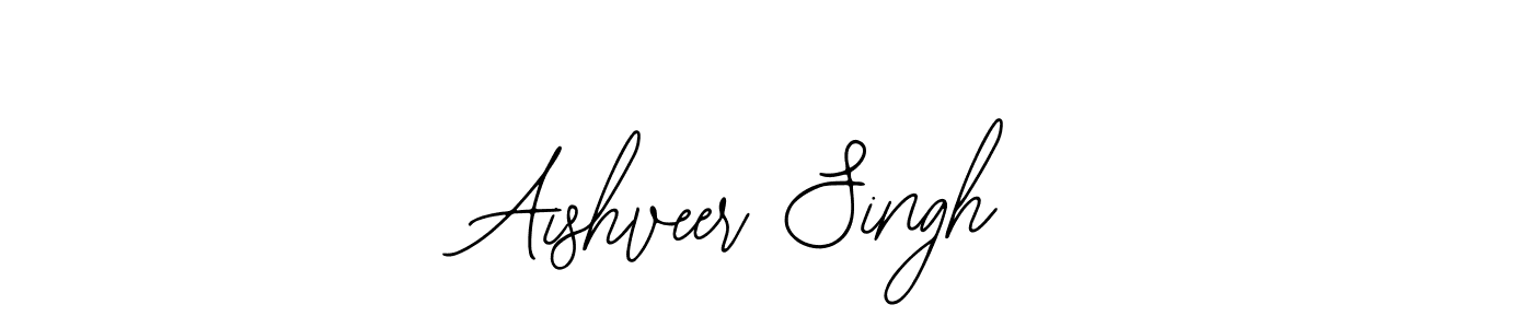 How to make Aishveer Singh name signature. Use Bearetta-2O07w style for creating short signs online. This is the latest handwritten sign. Aishveer Singh signature style 12 images and pictures png