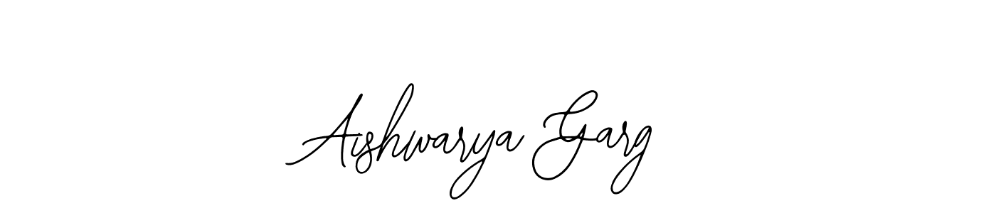 Bearetta-2O07w is a professional signature style that is perfect for those who want to add a touch of class to their signature. It is also a great choice for those who want to make their signature more unique. Get Aishwarya Garg name to fancy signature for free. Aishwarya Garg signature style 12 images and pictures png