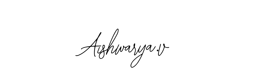 Make a beautiful signature design for name Aishwarya.v. Use this online signature maker to create a handwritten signature for free. Aishwarya.v signature style 12 images and pictures png