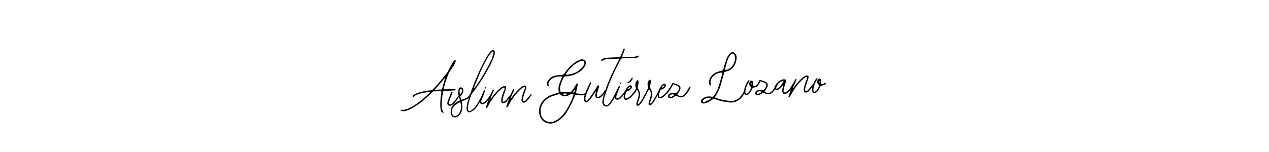 Make a beautiful signature design for name Aislinn Gutiérrez Lozano. Use this online signature maker to create a handwritten signature for free. Aislinn Gutiérrez Lozano signature style 12 images and pictures png