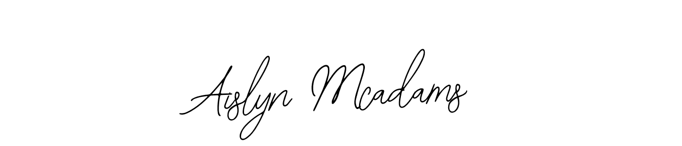Aislyn Mcadams stylish signature style. Best Handwritten Sign (Bearetta-2O07w) for my name. Handwritten Signature Collection Ideas for my name Aislyn Mcadams. Aislyn Mcadams signature style 12 images and pictures png