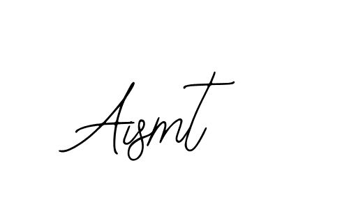 Design your own signature with our free online signature maker. With this signature software, you can create a handwritten (Bearetta-2O07w) signature for name Aismt. Aismt signature style 12 images and pictures png