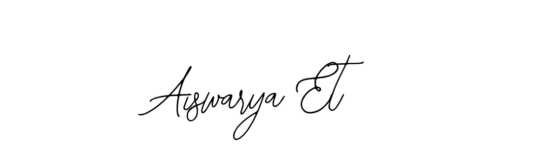 Bearetta-2O07w is a professional signature style that is perfect for those who want to add a touch of class to their signature. It is also a great choice for those who want to make their signature more unique. Get Aiswarya Et name to fancy signature for free. Aiswarya Et signature style 12 images and pictures png