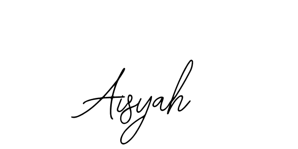 if you are searching for the best signature style for your name Aisyah. so please give up your signature search. here we have designed multiple signature styles  using Bearetta-2O07w. Aisyah signature style 12 images and pictures png