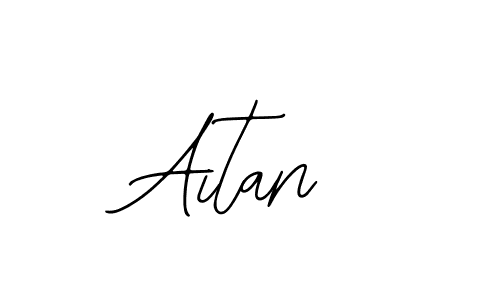 You should practise on your own different ways (Bearetta-2O07w) to write your name (Aitan) in signature. don't let someone else do it for you. Aitan signature style 12 images and pictures png