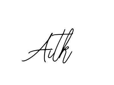 Make a beautiful signature design for name Aitk. With this signature (Bearetta-2O07w) style, you can create a handwritten signature for free. Aitk signature style 12 images and pictures png