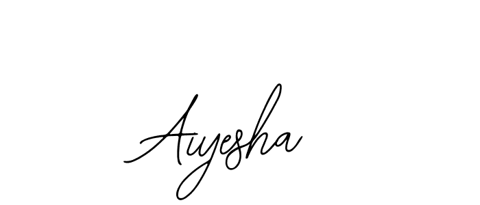 How to make Aiyesha name signature. Use Bearetta-2O07w style for creating short signs online. This is the latest handwritten sign. Aiyesha signature style 12 images and pictures png