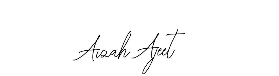 Similarly Bearetta-2O07w is the best handwritten signature design. Signature creator online .You can use it as an online autograph creator for name Aizah Ajeet. Aizah Ajeet signature style 12 images and pictures png