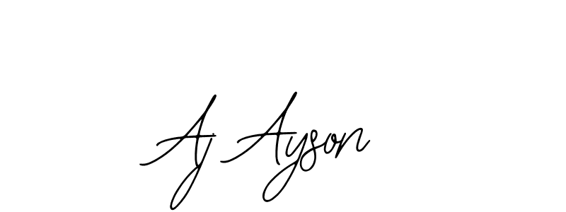 How to Draw Aj Ayson signature style? Bearetta-2O07w is a latest design signature styles for name Aj Ayson. Aj Ayson signature style 12 images and pictures png