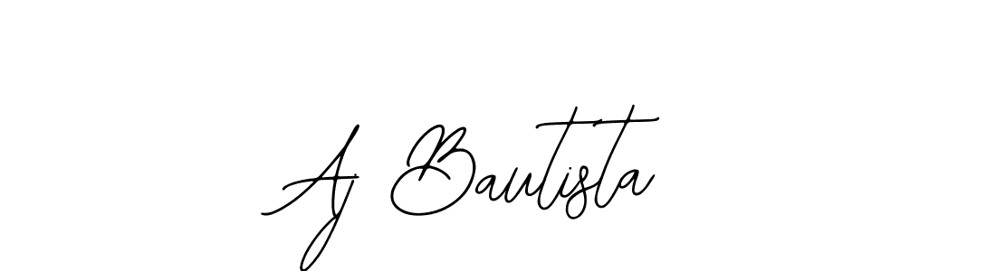 The best way (Bearetta-2O07w) to make a short signature is to pick only two or three words in your name. The name Aj Bautista include a total of six letters. For converting this name. Aj Bautista signature style 12 images and pictures png