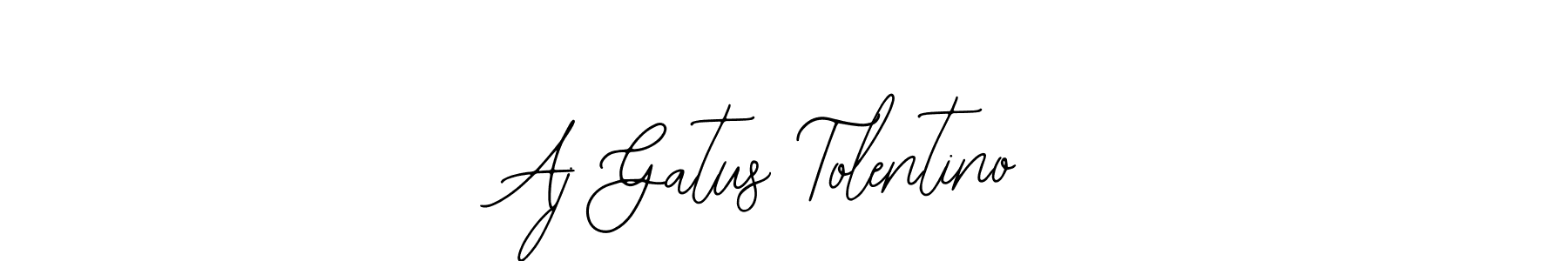 Aj Gatus Tolentino stylish signature style. Best Handwritten Sign (Bearetta-2O07w) for my name. Handwritten Signature Collection Ideas for my name Aj Gatus Tolentino. Aj Gatus Tolentino signature style 12 images and pictures png