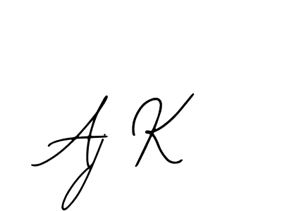Make a beautiful signature design for name Aj K. With this signature (Bearetta-2O07w) style, you can create a handwritten signature for free. Aj K signature style 12 images and pictures png