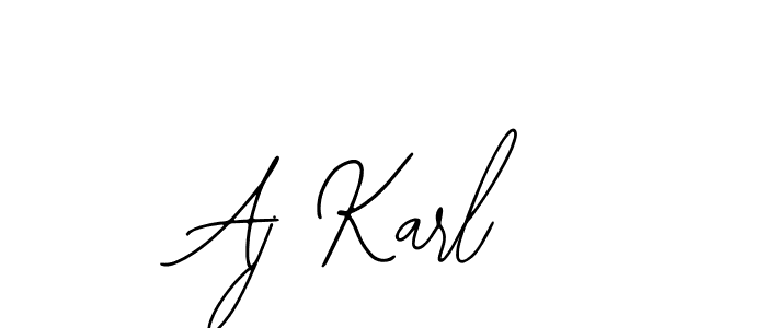 See photos of Aj Karl official signature by Spectra . Check more albums & portfolios. Read reviews & check more about Bearetta-2O07w font. Aj Karl signature style 12 images and pictures png