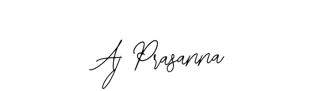 Create a beautiful signature design for name Aj Prasanna. With this signature (Bearetta-2O07w) fonts, you can make a handwritten signature for free. Aj Prasanna signature style 12 images and pictures png