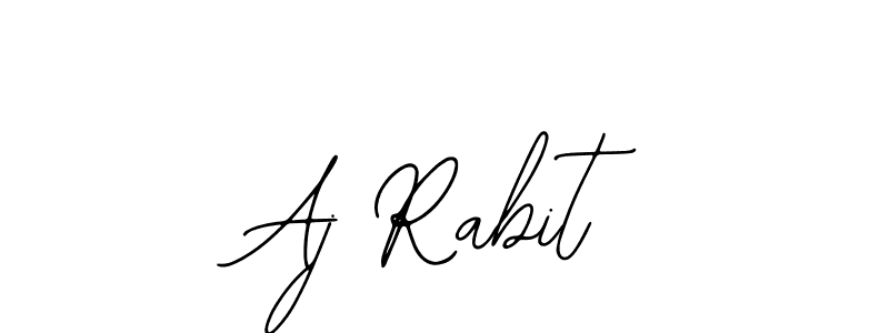 It looks lik you need a new signature style for name Aj Rabit. Design unique handwritten (Bearetta-2O07w) signature with our free signature maker in just a few clicks. Aj Rabit signature style 12 images and pictures png
