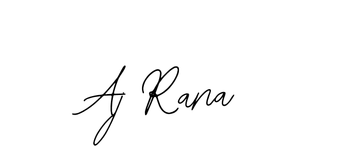 How to Draw Aj Rana signature style? Bearetta-2O07w is a latest design signature styles for name Aj Rana. Aj Rana signature style 12 images and pictures png