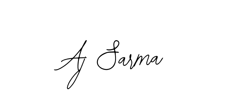 Similarly Bearetta-2O07w is the best handwritten signature design. Signature creator online .You can use it as an online autograph creator for name Aj Sarma. Aj Sarma signature style 12 images and pictures png