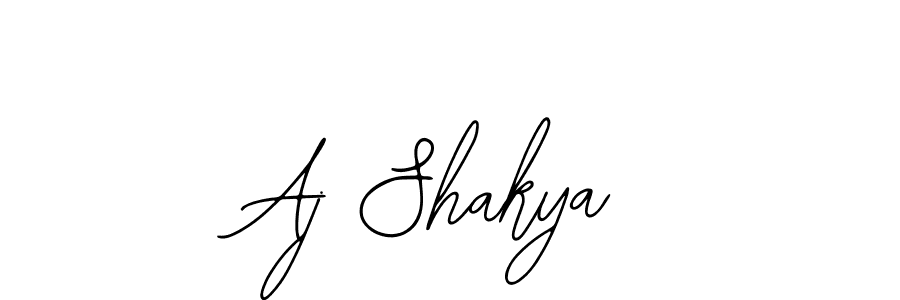 The best way (Bearetta-2O07w) to make a short signature is to pick only two or three words in your name. The name Aj Shakya include a total of six letters. For converting this name. Aj Shakya signature style 12 images and pictures png
