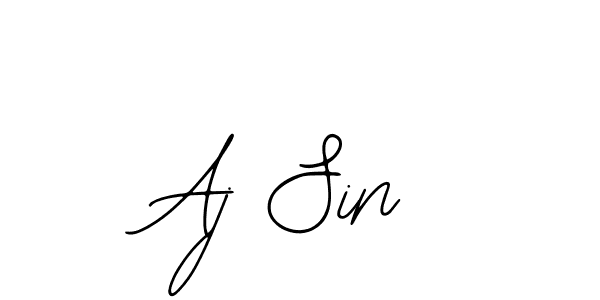 Create a beautiful signature design for name Aj Sin. With this signature (Bearetta-2O07w) fonts, you can make a handwritten signature for free. Aj Sin signature style 12 images and pictures png