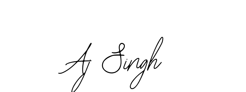 How to make Aj Singh signature? Bearetta-2O07w is a professional autograph style. Create handwritten signature for Aj Singh name. Aj Singh signature style 12 images and pictures png