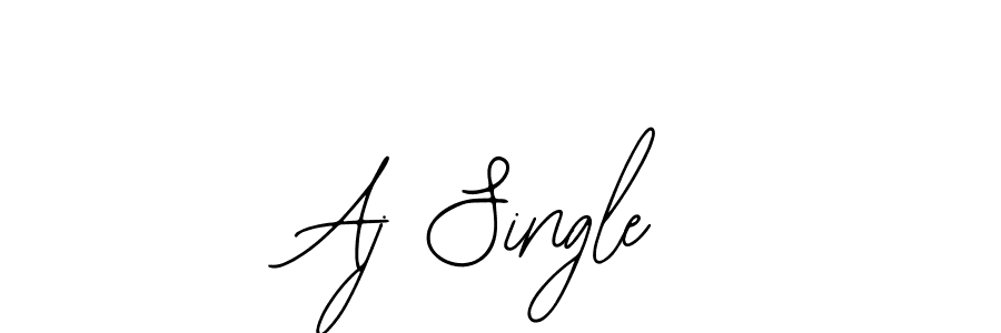 How to Draw Aj Single signature style? Bearetta-2O07w is a latest design signature styles for name Aj Single. Aj Single signature style 12 images and pictures png