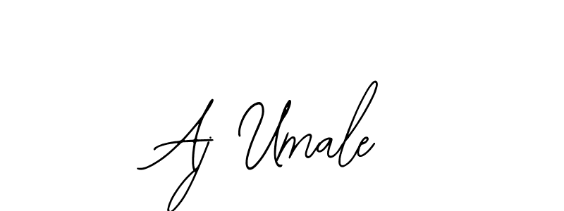 Aj Umale stylish signature style. Best Handwritten Sign (Bearetta-2O07w) for my name. Handwritten Signature Collection Ideas for my name Aj Umale. Aj Umale signature style 12 images and pictures png