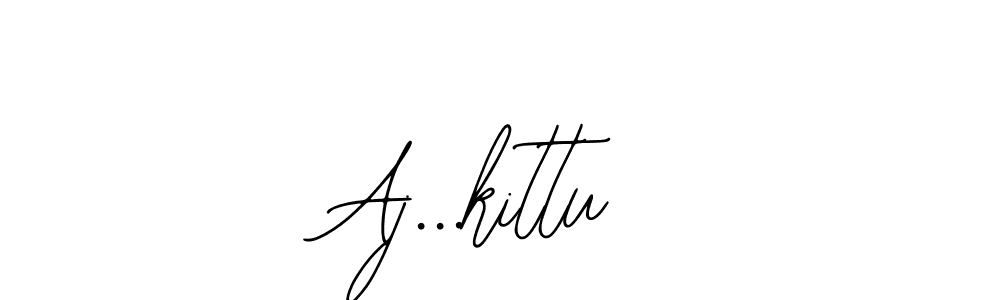 You should practise on your own different ways (Bearetta-2O07w) to write your name (Aj...kittu) in signature. don't let someone else do it for you. Aj...kittu signature style 12 images and pictures png