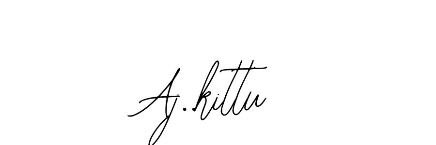 How to make Aj..kittu signature? Bearetta-2O07w is a professional autograph style. Create handwritten signature for Aj..kittu name. Aj..kittu signature style 12 images and pictures png