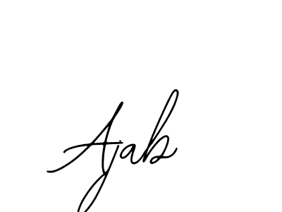 Make a beautiful signature design for name Ajab. Use this online signature maker to create a handwritten signature for free. Ajab signature style 12 images and pictures png