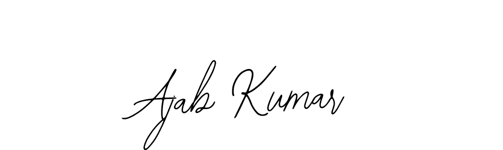 Also You can easily find your signature by using the search form. We will create Ajab Kumar name handwritten signature images for you free of cost using Bearetta-2O07w sign style. Ajab Kumar signature style 12 images and pictures png