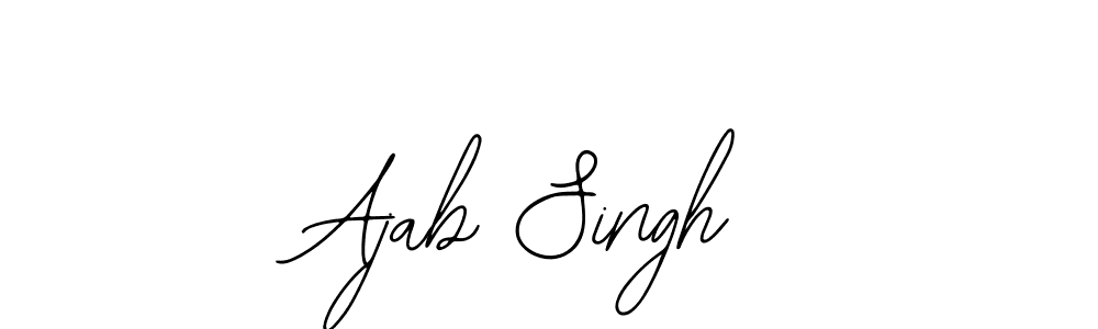 Make a beautiful signature design for name Ajab Singh. With this signature (Bearetta-2O07w) style, you can create a handwritten signature for free. Ajab Singh signature style 12 images and pictures png