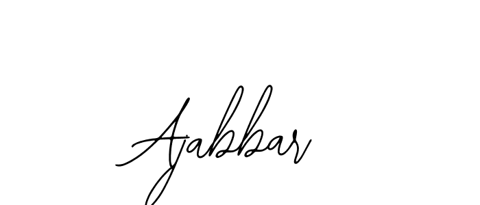 if you are searching for the best signature style for your name Ajabbar. so please give up your signature search. here we have designed multiple signature styles  using Bearetta-2O07w. Ajabbar signature style 12 images and pictures png