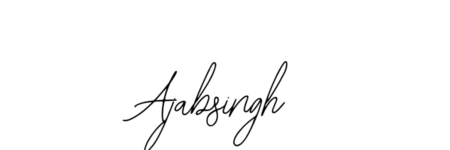 Create a beautiful signature design for name Ajabsingh. With this signature (Bearetta-2O07w) fonts, you can make a handwritten signature for free. Ajabsingh signature style 12 images and pictures png