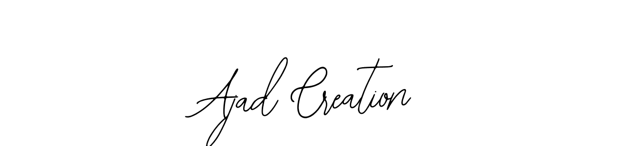 Also we have Ajad Creation name is the best signature style. Create professional handwritten signature collection using Bearetta-2O07w autograph style. Ajad Creation signature style 12 images and pictures png