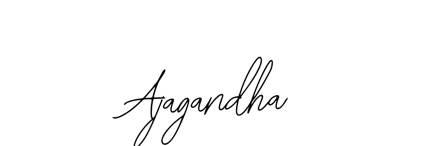 You should practise on your own different ways (Bearetta-2O07w) to write your name (Ajagandha) in signature. don't let someone else do it for you. Ajagandha signature style 12 images and pictures png