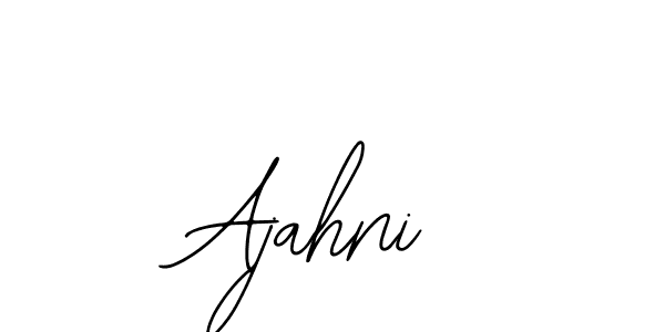 Bearetta-2O07w is a professional signature style that is perfect for those who want to add a touch of class to their signature. It is also a great choice for those who want to make their signature more unique. Get Ajahni name to fancy signature for free. Ajahni signature style 12 images and pictures png