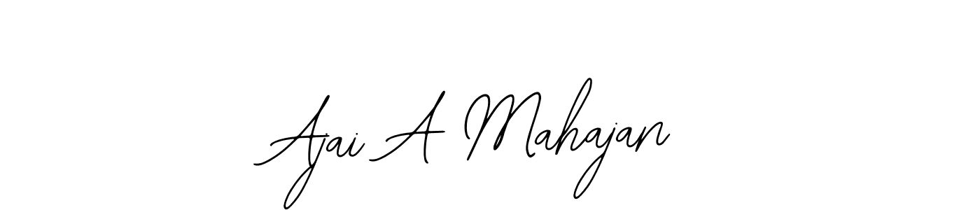 Use a signature maker to create a handwritten signature online. With this signature software, you can design (Bearetta-2O07w) your own signature for name Ajai A Mahajan. Ajai A Mahajan signature style 12 images and pictures png