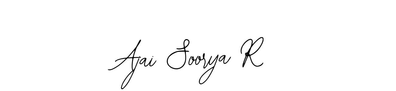 Also You can easily find your signature by using the search form. We will create Ajai Soorya R name handwritten signature images for you free of cost using Bearetta-2O07w sign style. Ajai Soorya R signature style 12 images and pictures png