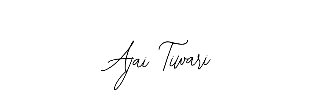 The best way (Bearetta-2O07w) to make a short signature is to pick only two or three words in your name. The name Ajai Tiwari include a total of six letters. For converting this name. Ajai Tiwari signature style 12 images and pictures png