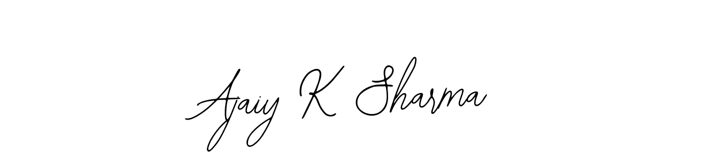 Design your own signature with our free online signature maker. With this signature software, you can create a handwritten (Bearetta-2O07w) signature for name Ajaiy K Sharma. Ajaiy K Sharma signature style 12 images and pictures png