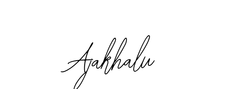 How to Draw Ajakhalu signature style? Bearetta-2O07w is a latest design signature styles for name Ajakhalu. Ajakhalu signature style 12 images and pictures png