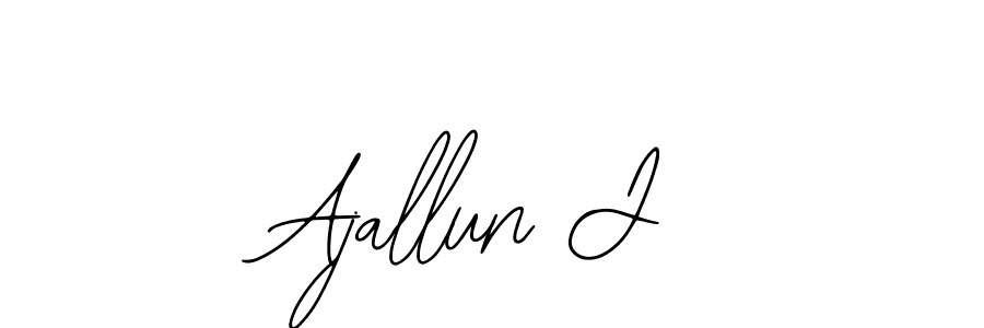 This is the best signature style for the Ajallun J name. Also you like these signature font (Bearetta-2O07w). Mix name signature. Ajallun J signature style 12 images and pictures png